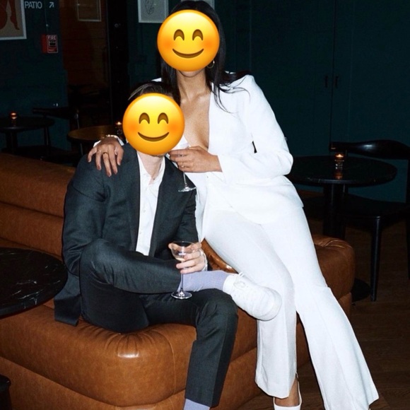 White Meshki Pant Suit - Picture 2 of 5